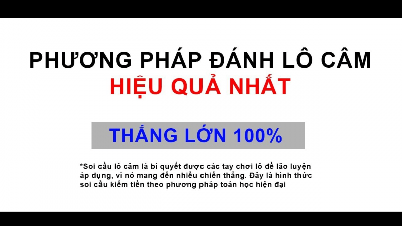 5 mẹo đánh lô câm giúp chiến thắng 100% dành cho người mới